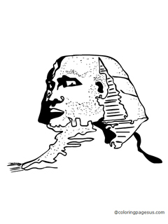 sphinx04 coloring page