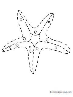 starfish04 coloring page