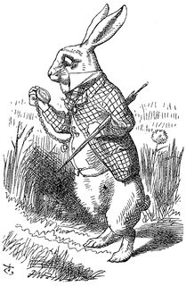 The White Rabbit coloring page
